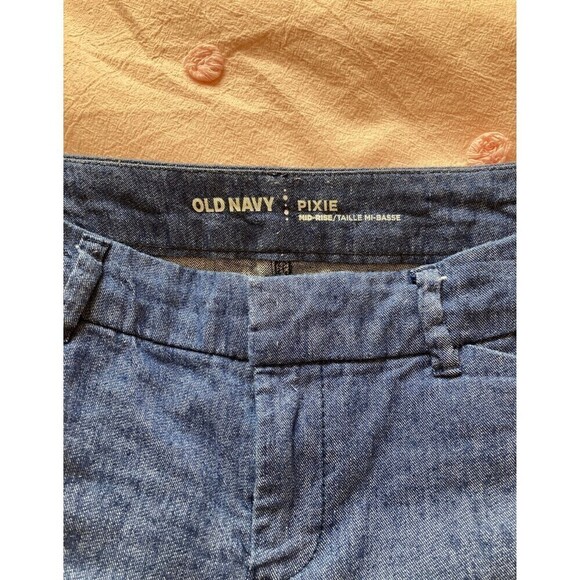 Chambray cropped dress pants - Picture 2 of 3